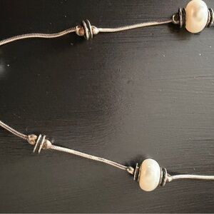 Silpada rare N0688 Silver and pearl Necklace